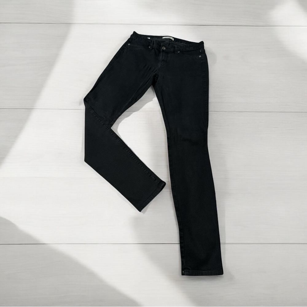 Rich & Skinny Black Stretch Skinny Jeans Women’s Size 29 | Mid Rise | Wear Marks